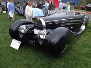 1939 Bugatti Type 57C by Vanvooren originally owned by Mohammed Reza Pahlavi, the Shah of Iran (photo: Gene Stout)