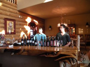 L-R: Andrew Minor and Justin Basel of Basel Cellars (photo: Gretchen Sorensen)