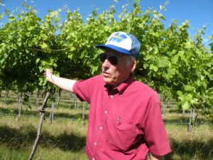 Norm McKibben of Les Collines Vineyard of Walla Walla (photo: Gretchen Sorensen) 