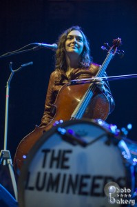 Lumineers cellist Neyla Pekarek (photo: Jim Bennett)