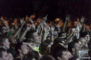 Crowd at Lumineers set (photo: Jim Bennett)