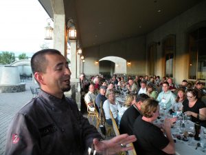 Executive chef Frank Magana after dinner at Terra Blanca (photo: Gretchen Sorensen)