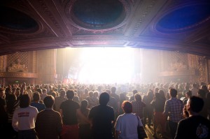 Flaming Lips fans at the Paramount (photo: Jim Bennett)