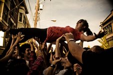 crowd-at-block-party1 Crowd surfing at Capitol Hill Block Party (Hilary Harris photo)