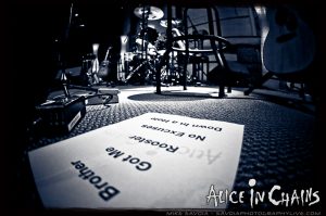 Alice in Chains set list before the show (Savoia Photography Live)