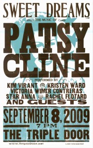 patsy-cline-poster1 Hatch Show Print poster created for the show