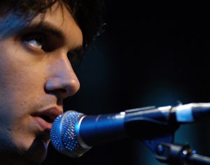 John Mayer at a private last February at the Experience Music Project (photo: Robin Layton)