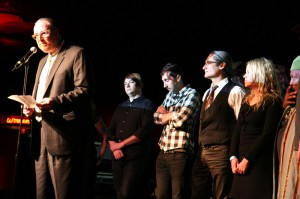 Tom Mara and the staff of KEXP-FM (photo credit: Jackie Canchola)