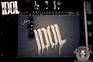 billyidol_080510_0000 Billy Idol logo (photo: Mike Savoia)