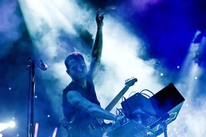 M83 performing at Bumbershoot Music and Arts Festival M83 (photo: Alex Crick)
