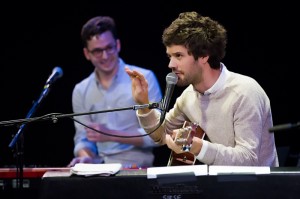 Passion Pit performing at KEXP Lounge druing Bumbershoot Music a Passion Pit (photo: Alex Crick)