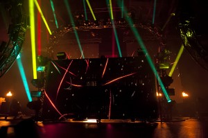 Skrillex performing at Bumbershoot Music and Arts Festival Skrillex (photo: Alex Crick)