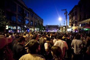 Crowds at Block Party (photo: Alex Crick)