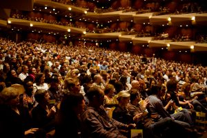 Audience at Benaroya Hall (photo: Christopher Nelson)