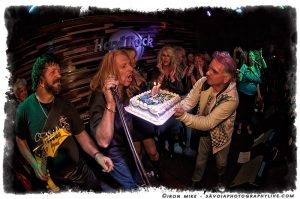 McJohn and his birthday cake (photo: Mike Savoia)