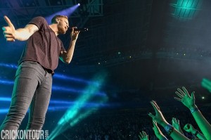 Imagine Dragons @ Key Arena Dan Reynolds of Imagine Dragons (photo: Alex Crick)
