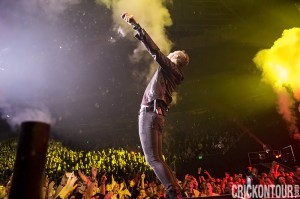 Imagine Dragons @ Key Arena Dan Reynolds of Imagine Dragons (photo: Alex Crick)