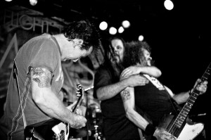 Flight to Mars: L-R, Mike McCready, Paul Passareli and Gary Westlake (photo: Anna Knowlden)