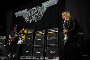 Lemmy Kilmister and Duff McKagan, right (photo: Daniel Zetterstrom)