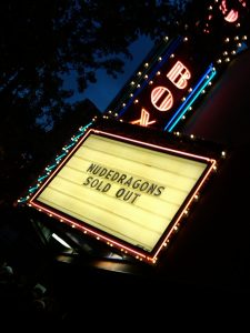 nudedragons-april-16 Marquee at Showbox at the Market (photo: Gene Stout)