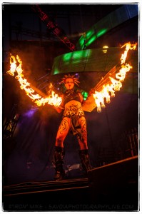 Dancer with flames (photo: Mike Savoia)