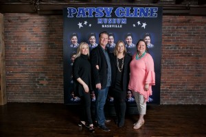 Museum founders Shannon and Bill Miller, Nashville mayor Megan Barry and Cline’s daughter, Julie Fudge (photo credit: Erin Lee Allender) 