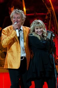 Rod Stewart and Stevie Nicks at KeyArena (photo: Matthew Lamb)