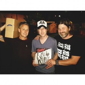 L-R: Mike McCready, Chris Friel and Rick Friel of Shadow (photo: George Webb)