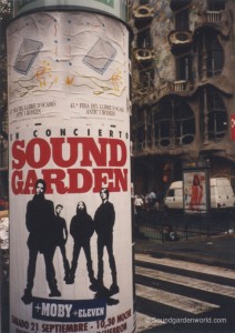 Soundgarden poster (photo: Matt Cameron)