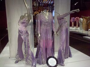 supremes-pink-costumes Pink Supremes costumes on display