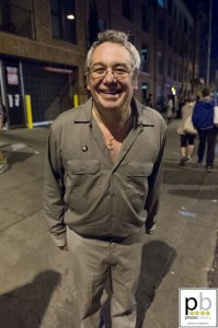 Mike Watt outside Mohawk (photo: Jim Bennett)