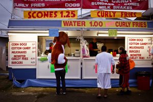 Food concession at the Puyallup Fair (photo: Christopher Nelson)