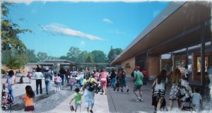 New West Entrance (rendering: Weinstein A/U)